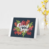 NOOIT MAKKELIJK GEZEGDE **VAARWEL*** SPECIAAL VOOR KAART (Gele Bloem)