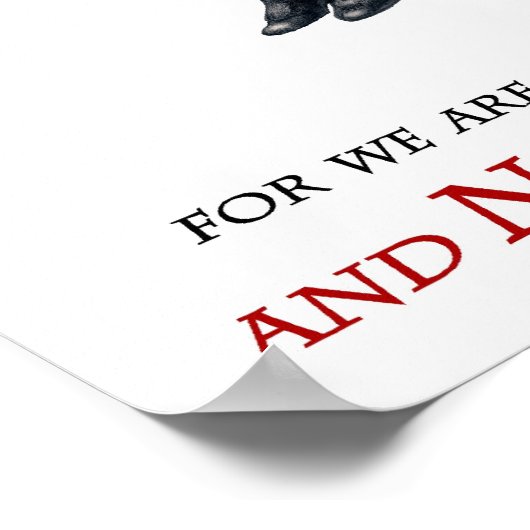 Nooit MEDELEN met Piraten Poster (Hoek)