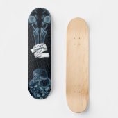 Nooit meer! #2 skateboard (Voorkant)