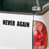 Nooit meer bumpersticker (Op Truck)