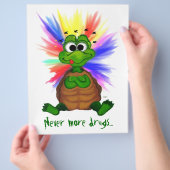 Nooit meer drugs... flyer (Hand)