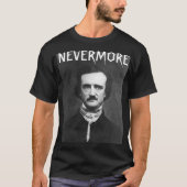 Nooit meer Edgar Allan Poe T-shirt (Voorkant)