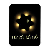 Nooit meer fractale ster van David Magneet (Verticaal)