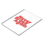 Nooit meer gebroken notitieboek (Linkerzijde)