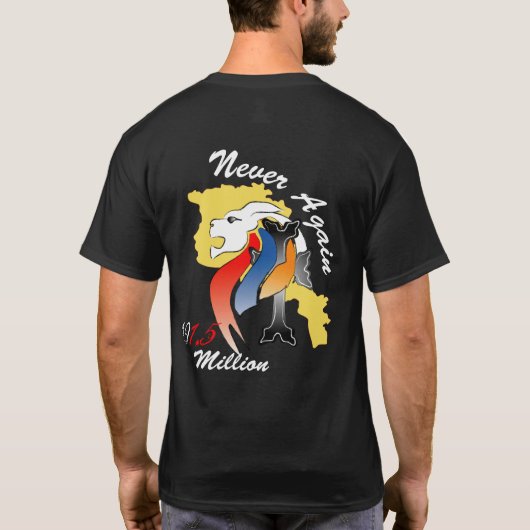 Nooit meer genocide-Shirt T-shirt (Achterkant)