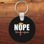 Nooit meer grappig Trump haar Sleutelhanger (Voorkant)