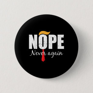 Nooit meer grappig Trump Hair 3 Ronde Button 5,7 Cm