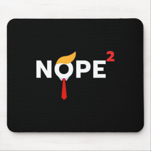 Nooit meer grappige Trump Wig politieke kostuum de Muismat