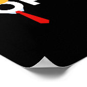 Nooit meer grappige Trump Wig politieke kostuum de Poster (Hoek)