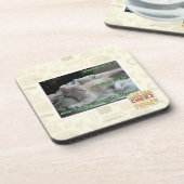 Nooit meer in een kooi leven bier onderzetter (Linkerzijde)