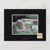 Nooit meer in een kooi leven briefkaart (Voorkant)