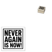 NOOIT MEER IS NU! RUBBERSTEMPEL (Gestempeld)