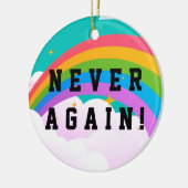 NOOIT MEER KERAMISCH ORNAMENT (Links)