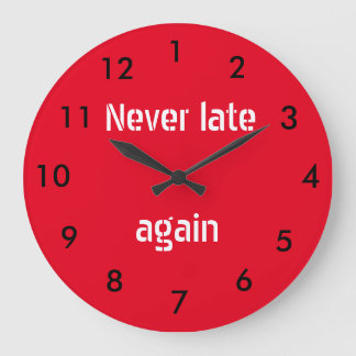 Nooit meer laat Clock Grote Klok