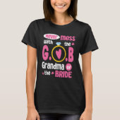 Nooit meer met de grootmoeder van de Bride Groom M T-shirt (Voorkant)