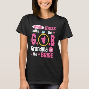 Nooit meer met de grootmoeder van de Bride Groom M T-shirt