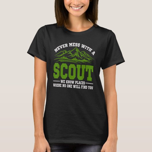 Nooit meer met een scout Scouting 2 T-shirt (Voorkant)