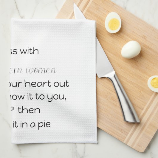 Nooit meer met Southern Women Lavender Custom Kit Theedoek (Quarter Fold)