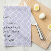 Nooit meer met Southern Women Lavender Custom Kit Theedoek (Quarter Fold)