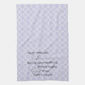 Nooit meer met Southern Women Lavender Custom Kit Theedoek (Verticaal)