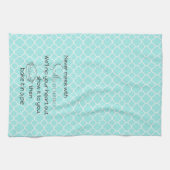 Nooit meer met Zuidelijke Vrouwen Aqua Custom Kitc Theedoek (Horizontaal)