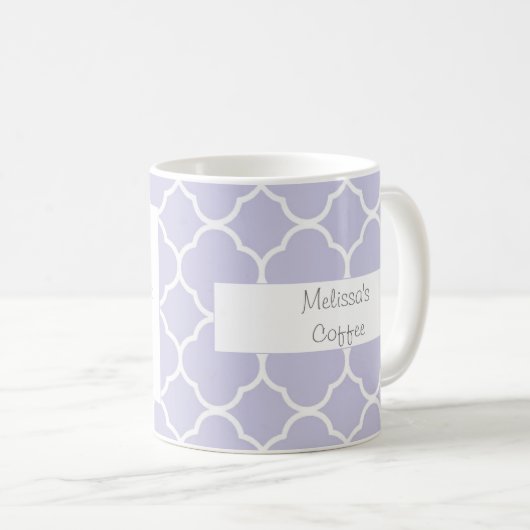 Nooit meer met Zuidelijke Vrouwen Lavender Custom Koffiemok (Voorkant rechts)