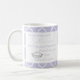 Nooit meer met Zuidelijke Vrouwen Lavender Custom Koffiemok