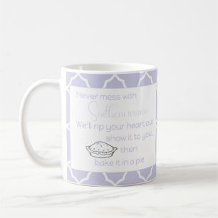Nooit meer met Zuidelijke Vrouwen Lavender Custom Koffiemok