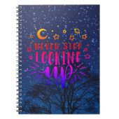 Nooit meer opstaan notitieboek (Voorkant)