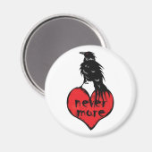 Nooit meer Raven Magneet (Voorkant / Achterkant)