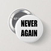 Nooit meer ronde button 5,7 cm (Voorkant /achterkant)