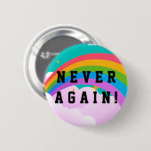 NOOIT MEER RONDE BUTTON 5,7 CM (Voorkant /achterkant)