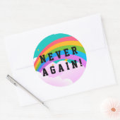 NOOIT MEER RONDE STICKER (Envelop)