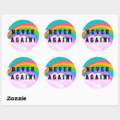 NOOIT MEER RONDE STICKER (Vel)