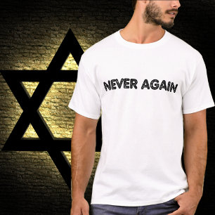NOOIT MEER, steun Israël T-shirt
