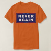 Nooit meer t-shirt (Design voorkant)