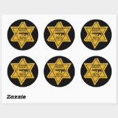 NOOIT MEER Tavor Rifle en Star Ronde Sticker (Vel)