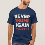 Nooit meer vertrouwen in 2024 t-shirt (Voorkant)