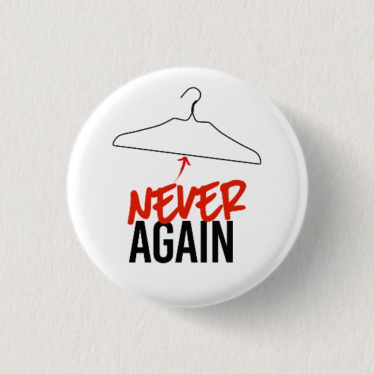 NOOIT MEER Wire Hangers Pro Keuze Ronde Button 3,2 Cm (Voorkant)