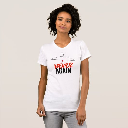 NOOIT MEER Wire Hangers Pro Keuze T-shirt (Voorkant volledig)