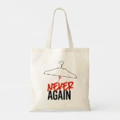 NOOIT MEER Wire Hangers Pro Keuze Tote Bag (Achterkant)