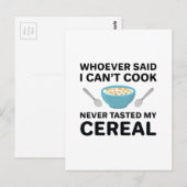 Nooit mijn graan gekleed briefkaart (Voorkant / Achterkant)