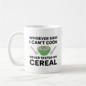Nooit mijn graan gekleed koffiemok (Links)