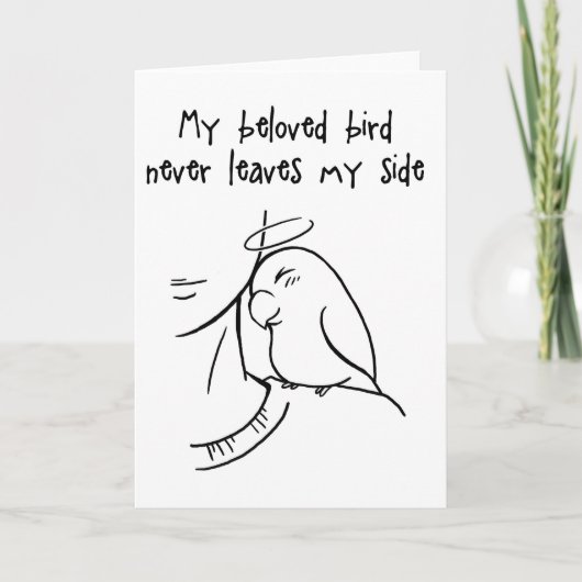 Nooit mijn kant verlaten kaart (Voorkant)