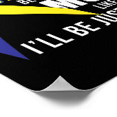 Nooit mijn syndroom als mijn moeder vergeten poster (Hoek)