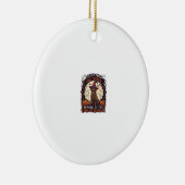 Nooit Mind Heks Pas Op Labrador Retriever Hallowee Keramisch Ornament (Rechts)