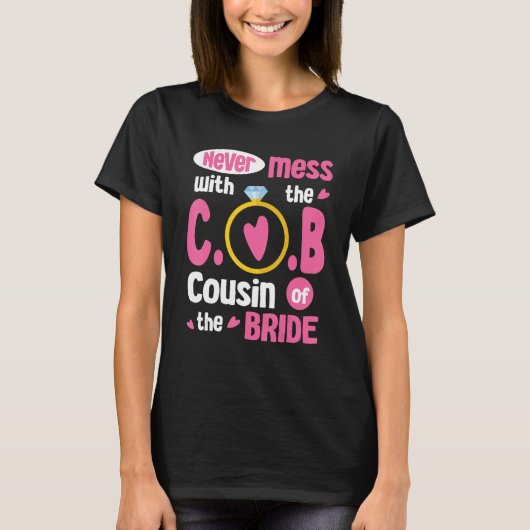 Nooit minder met de neef van de bruidsmarkt t-shirt (Voorkant)