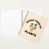 Nooit moe van planten tuinieren planner (Display)