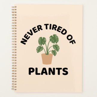 Nooit moe van planten tuinieren planner