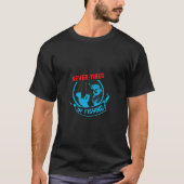 Nooit Moe Van Vissen T-shirt (Voorkant)
